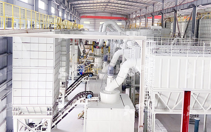 MW Ring Roller Micro Powder Mill Casos de Projects